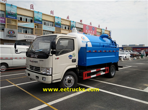 Dongfeng 3000L танкҳои ҷаноби канализатсия