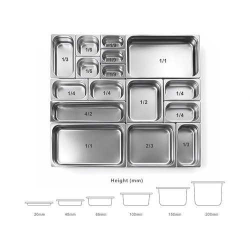 Recipiente de alimentos de acero inoxidable electropuloso