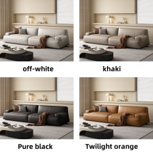 Modern simple sofa in living room