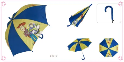 Full color printed buzz lightyear cartoon boys umbrella