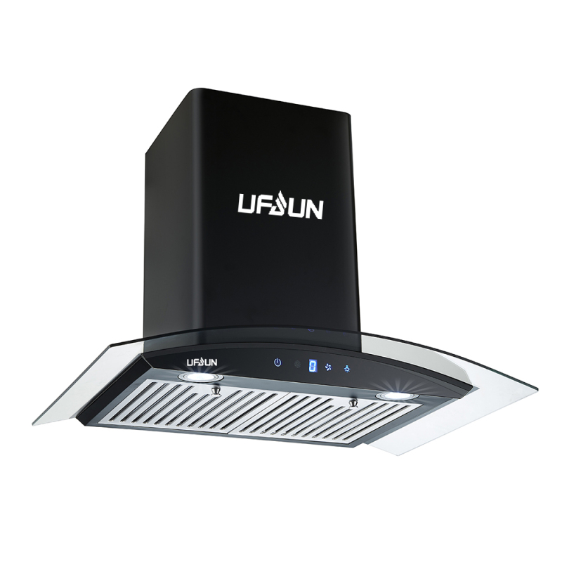 Kitchen Range Hood with Copper Motor Chinese Touch Control Wall Mounted CB CE Stainless Steel Range Hood