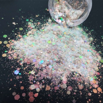 Christmas Decoration: Eco-friendly Bulk Opal Glitter, Polyester, PET Craft Chunky Glitter Powder