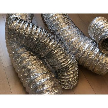 high quality aluminum foil flexible retractable duct