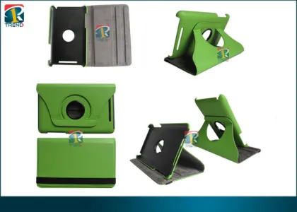 Green Foldable Pu Leather Tablet Protective Case For Google Nexus 7 Tc-nexus 7-l002