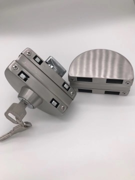 IN-36 glass to glass door lock,no hole required