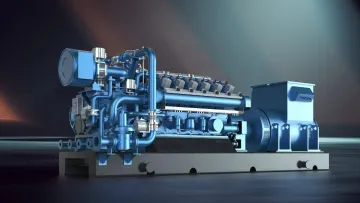 200KW/500KW/1200KW Industrial Exhaust Generator Set withCE
