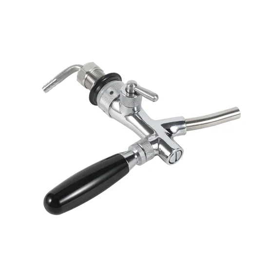 Long Spout Stainless Steel Flow Control Beer Faucet