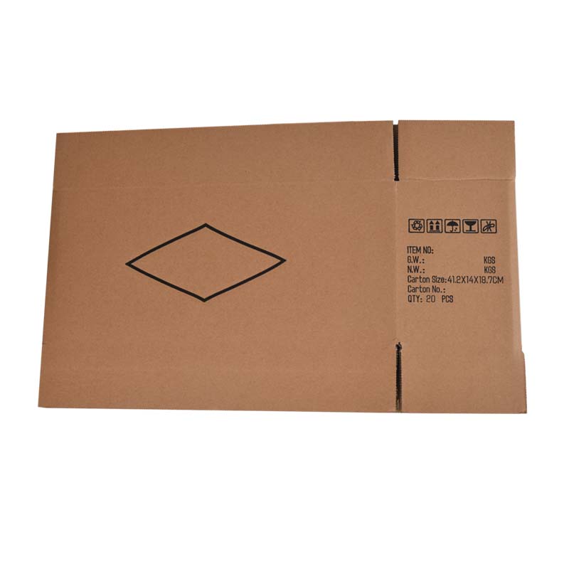 Three-layer logistics cartons