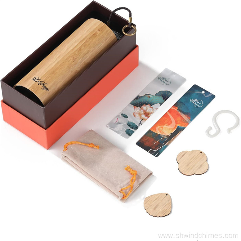 Bamboo Wind Chimes for Sound Healing and Chakra Balancing in Yoga