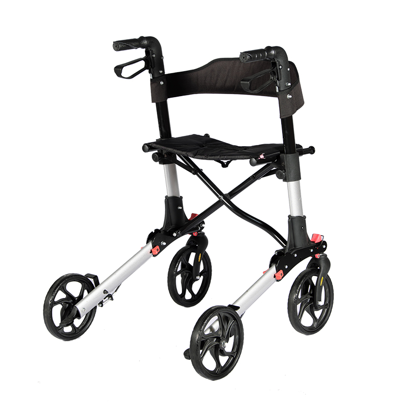 One Button Folding rollator walker