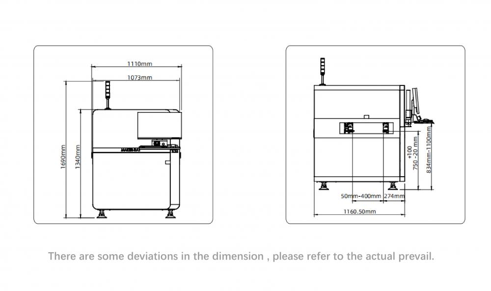 Online Offline AOI 2D 3D Automatic PCB Machine