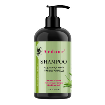 Natural Hair Shampoo for Smooth, Frizz-Free, Strengthening and Nourishing Care with Rosemary and Mint
