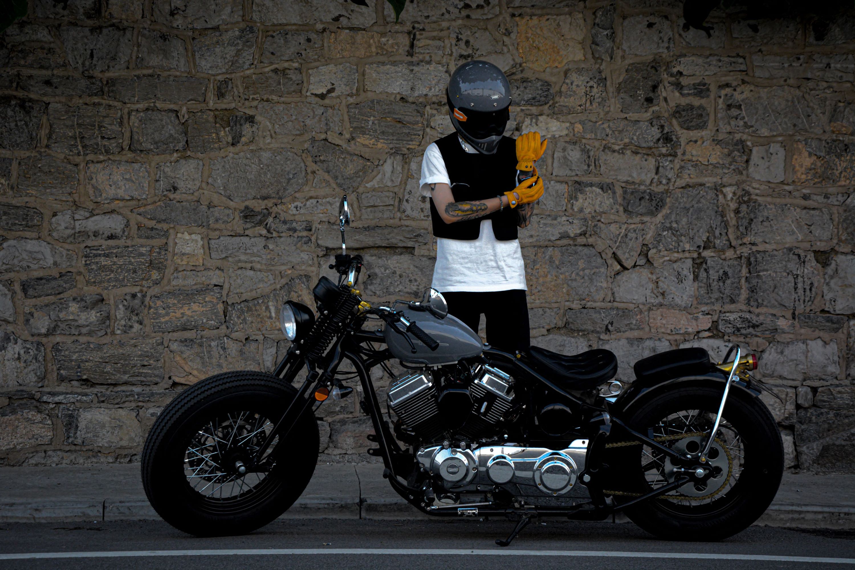 custom bobber motorcycle