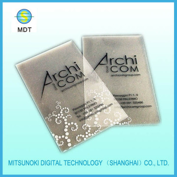 PVC Transparent Business Card