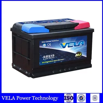 VELA professionally producing 12V 85AH Lead Acid MF car battery for sale