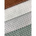 Tela de terciopelo en forma de panal Tela de sofá con textura simple