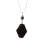 Natural Gemstone Agate Necklace with Silver Chain