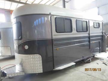 Three Horse Angle Load Trailer Standard Model
