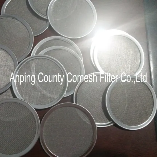 Stainless Steel Bound Coffee Filter Discs