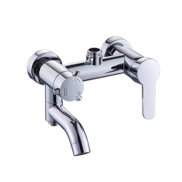 New Design Two Handle Thermostatic Wall-Mounted Bath-Shower Mixer Set Faucet