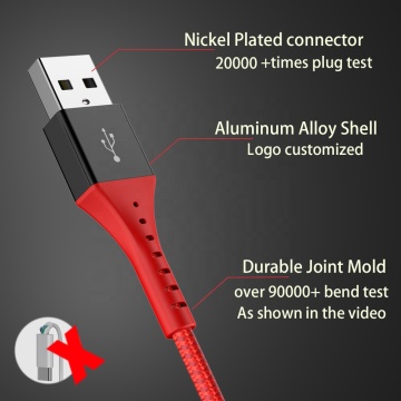 Usb C Cable Nylon Braided Fast Charging