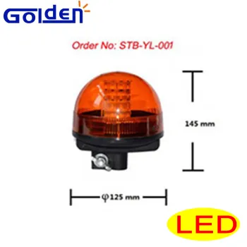 Led round emergency truck strobe revolving beacon warning lights