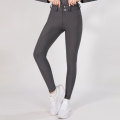 Women High Elastic Button Equestrian Silicone Breeches