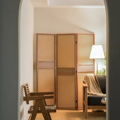 Bamboo Exquisite Brocade Screen