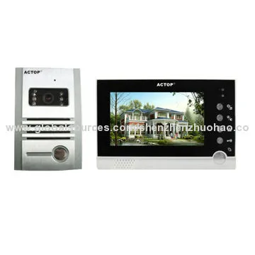 7-inch Wire Video Doorphone with 2 Screens
