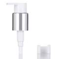 high quality hand cosmetic industrial aluminum silver treatment cream serum pump white sprayer 24/410