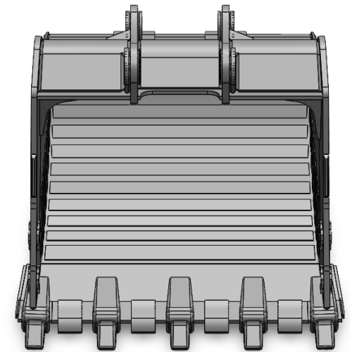 دلو حفارة التعدين 120T-8m³