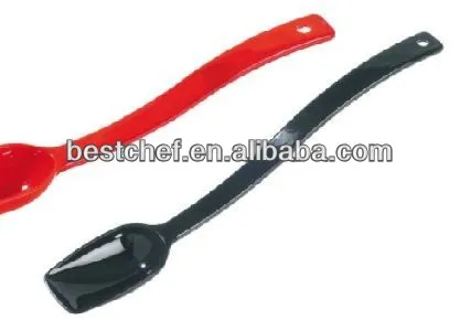 Plastic salad sauce spoon