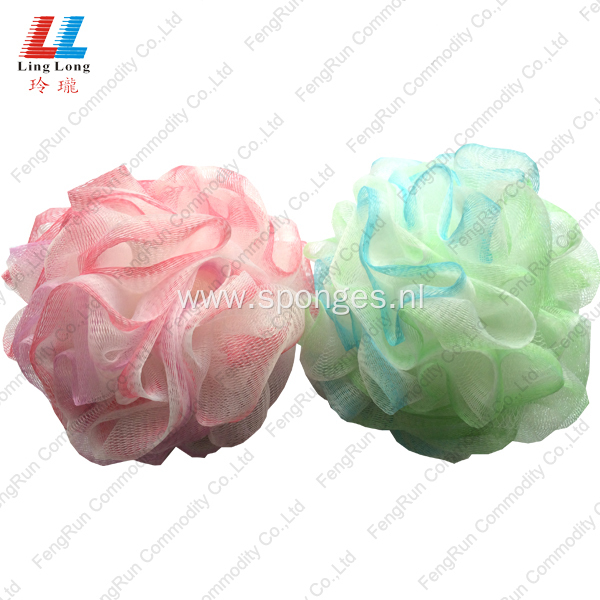 two color loofah bathroom sponge bath cleaner