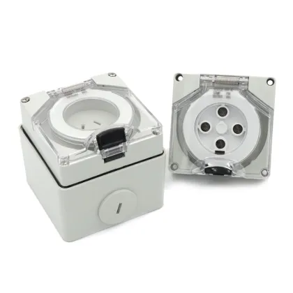 IP66 Waterproof Round Pin Industrial Outdoor socket