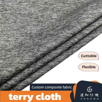 Tejido de poliéster puro Terry catiónico