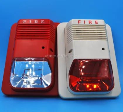 DC24V/12V Fire Audible and Visual Alarm with Separate Power Input