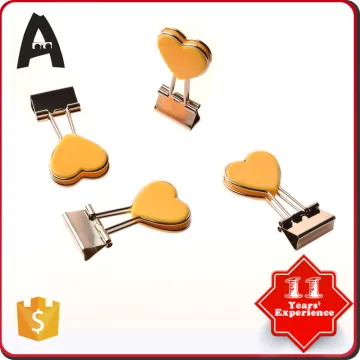 19mm Promotional special shape binder clips paper binder clip