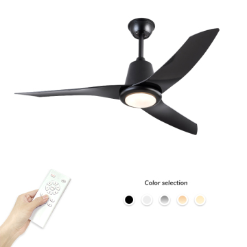 Modern 22W Dual Color LED Ceiling Fan with Remote Control and Large Wind Abs Blade