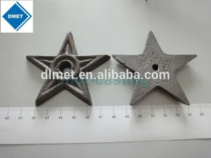 Cast iron stars home decoration