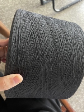 70% COTTON 30% P/E Nm14/1(Ne8s)Black Yarn