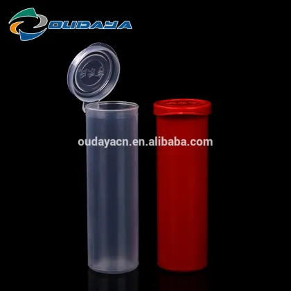 Plastic Bottles with flip top cap packaging tube