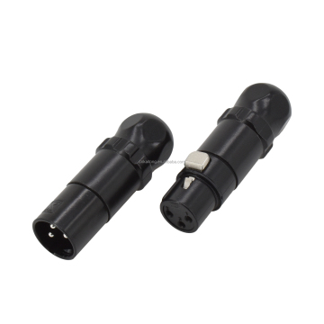 Custom 2U Gold Plated Female 3 Pin XLR Audio Jack for Hi-Fi Speakers