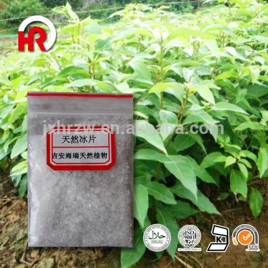 Borneol bulk D-borneol 96%min
No macula in the chromatogram of sample compared with reference .