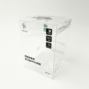 Прозрачная пластиковая коробка для упаковки