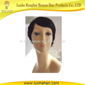 High quality easy styling short normal hair housewife synthetic wigs