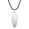 DIY -пуля форма заживление заостренное ожерелье чакра бусинки кристаллы пуля каменные бусины подвеска для подвесного ожерелья украшения