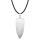 DIY Bullet Shape Healing Pointed Necklace Chakra Beads Crystals Bullet Stone Beads Pendant for Pendant Necklace Jewelry