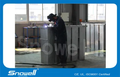 Industrial Block Ice Maker Machine Evaporator 20ton/24h , Lg Control