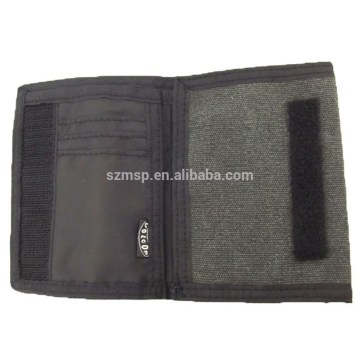 Casual washed canvas wallet for man