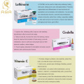 Cindella Luthione 1200mg Conjunto de injeção de clareamento vitaminc